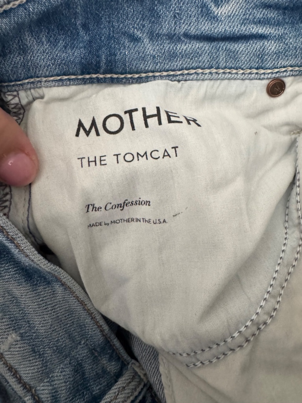 Mother Superior The Tomcat The Confession Jeans Distressed Women's Size 26 DD - Picture 7 of 10